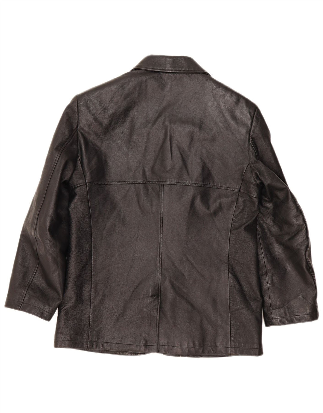 GB.PEDRINI Женская кожаная куртка IT 44 Medium Black Leather