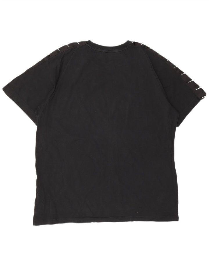 Мужская футболка с рисунком NIKE XL, черный хлопок