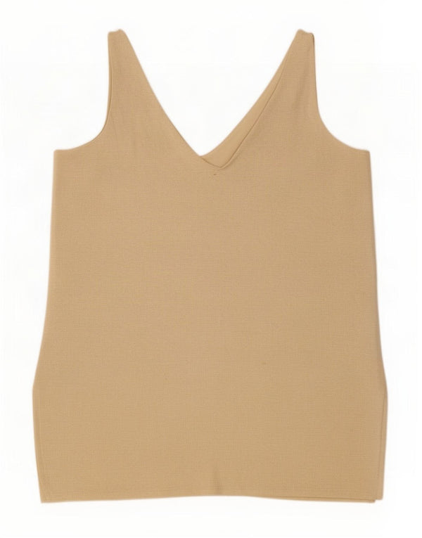 Женский жилет Marks & Spencer UK 18 XL Бежевый вискоза