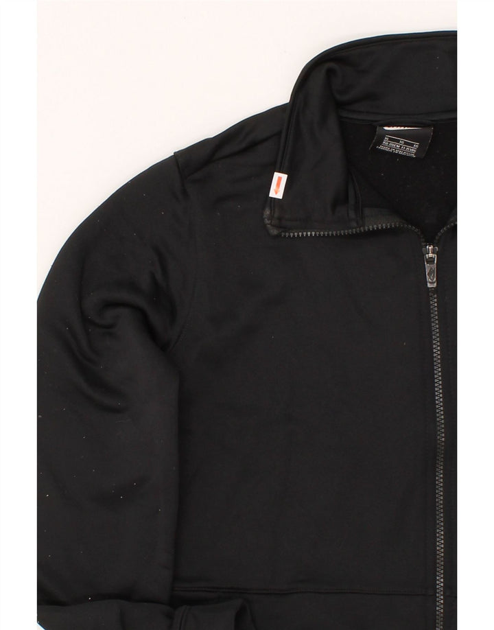 NIKE Boys Tracksuit Top Jacket 13-14 Years XL Black Polyester Vintage Nike and Second-Hand Nike from Messina Hembry 