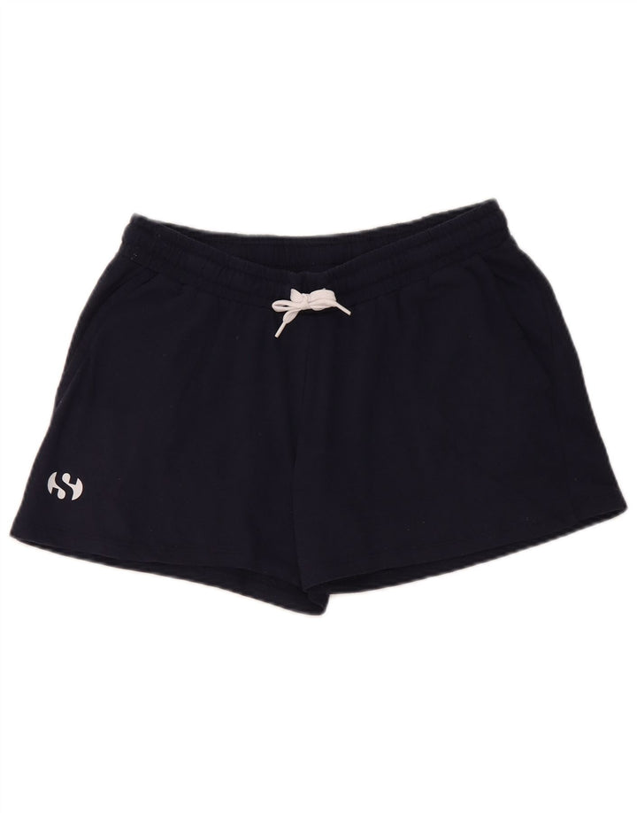 Женские спортивные шорты SUPERGA UK 8, маленькие, темно-синие, хлопок