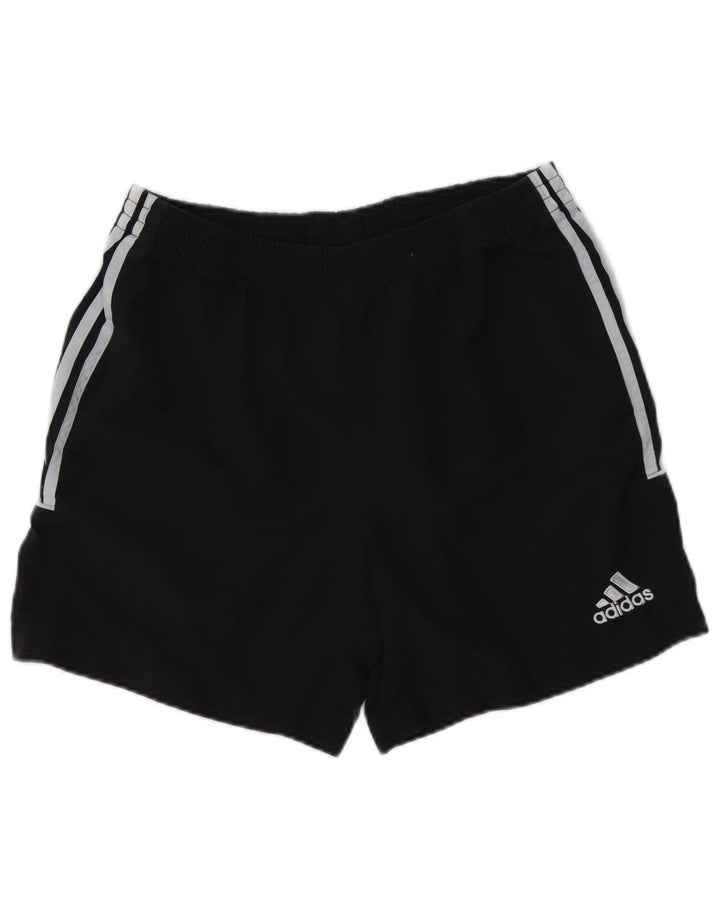 Мужские спортивные шорты Adidas, маленькие черные из полиэстера