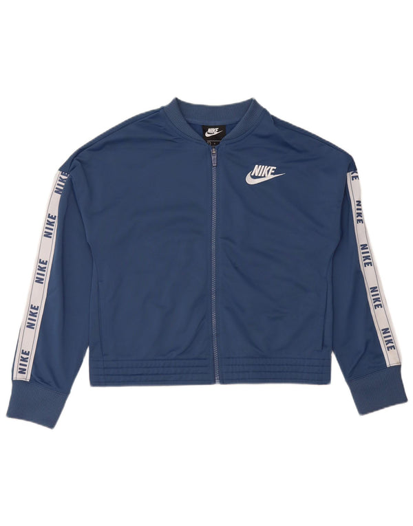 Спортивный костюм с графическим рисунком для мальчиков Nike, 12–13 лет, большой синий с цветными блоками