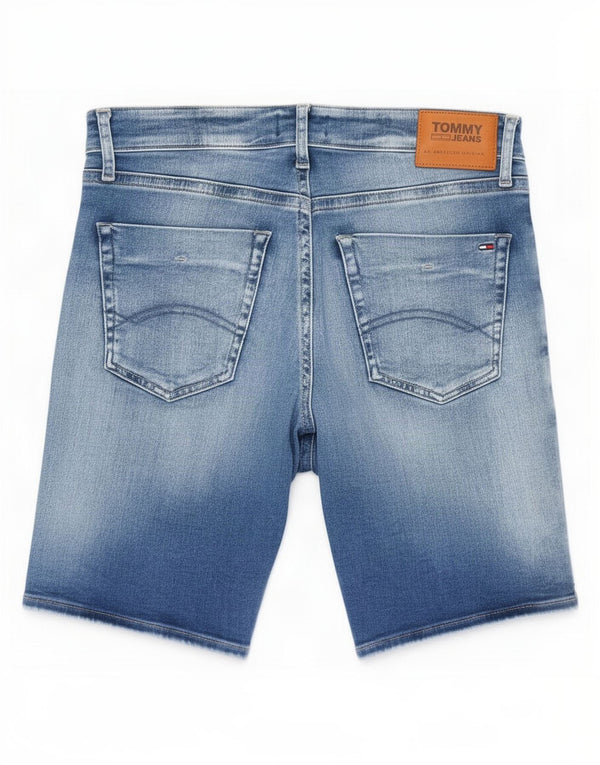 Tommy Hilfiger Мужские джинсовые шорты Scanton Slim Medium W32 Синие, хлопок