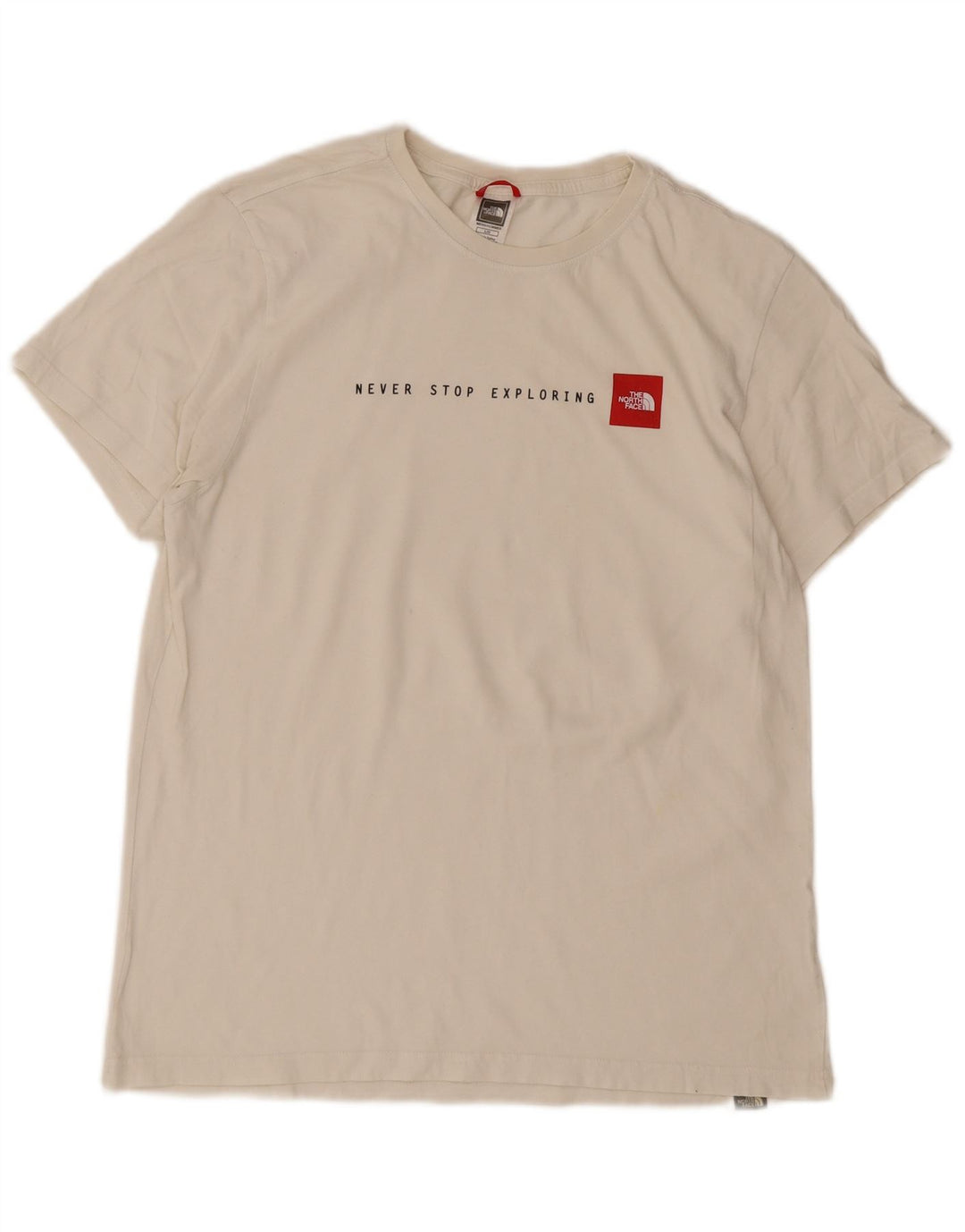 Мужская футболка с рисунком The North Face, большая белая