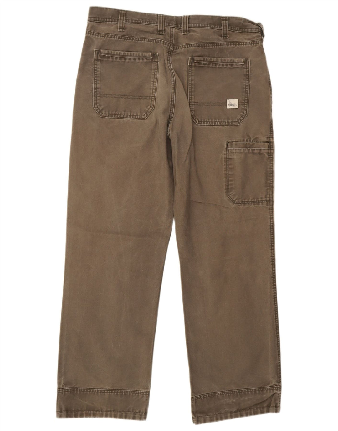 Мужские прямые брюки-карго Eddie Bauer W36 L30, серые, хлопковые