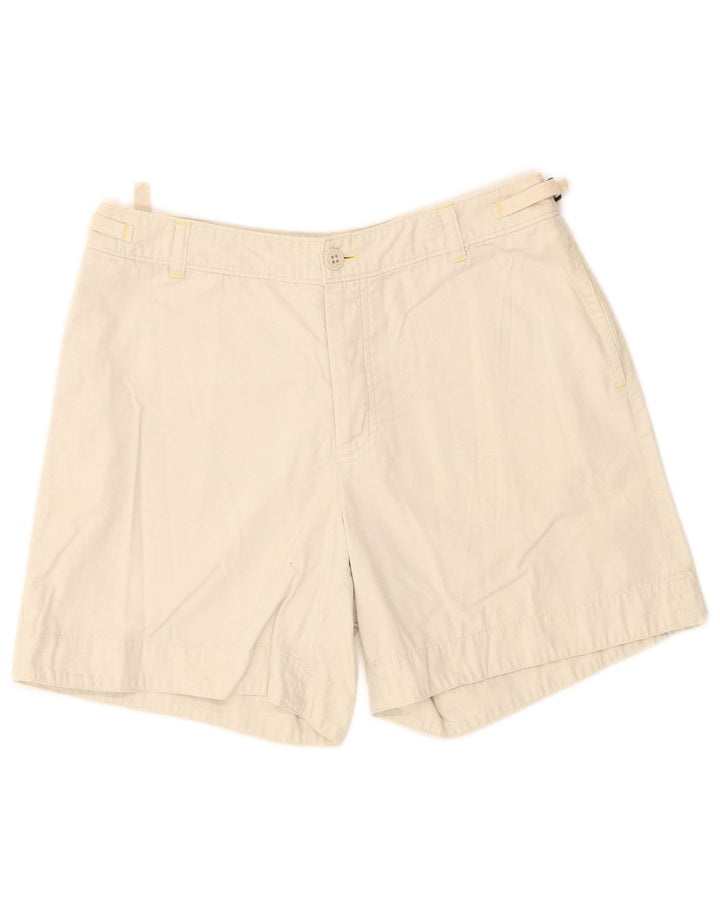 Женские шорты чинос Gap US 8, средние W28, хлопковые бежевые в клетку