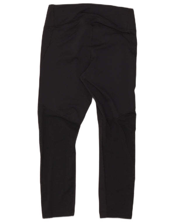 Женские леггинсы NIKE Dri Fit UK 12, средний черный полиэстер