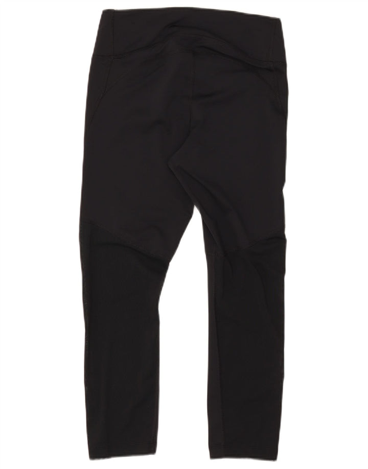 Женские леггинсы NIKE Dri Fit UK 12, средний черный полиэстер