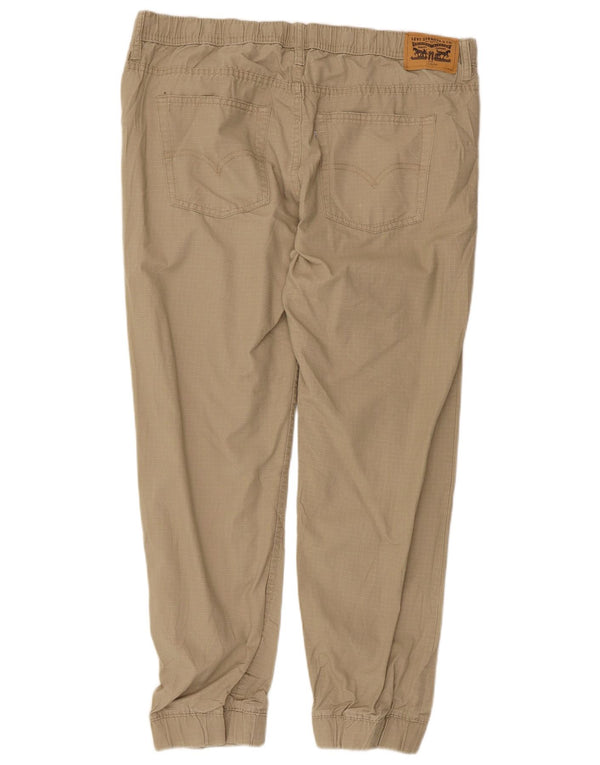 Levi's Boys Husky Joggers Повседневные брюки 14-15 лет, большие W36 L27 Бежевые