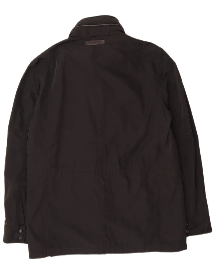 Мужская куртка Calvin Klein Utility UK 38, средний черный полиэстер