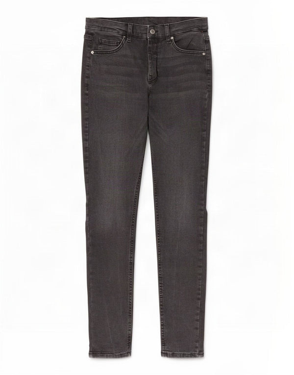 Женские джинсы скинни Topshop W28 L28, серый хлопок