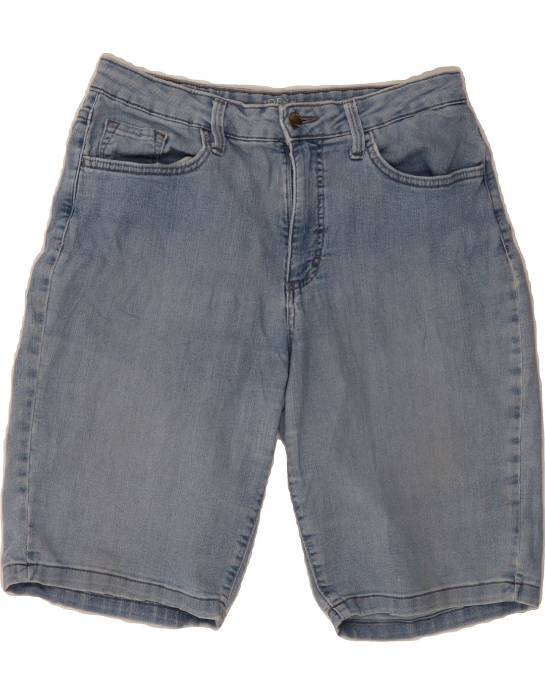 LEE Womens Raiders Mid Rise Denim Shorts W32 Large Blue Vintage Lee and Second-Hand Lee from Messina Hembry 