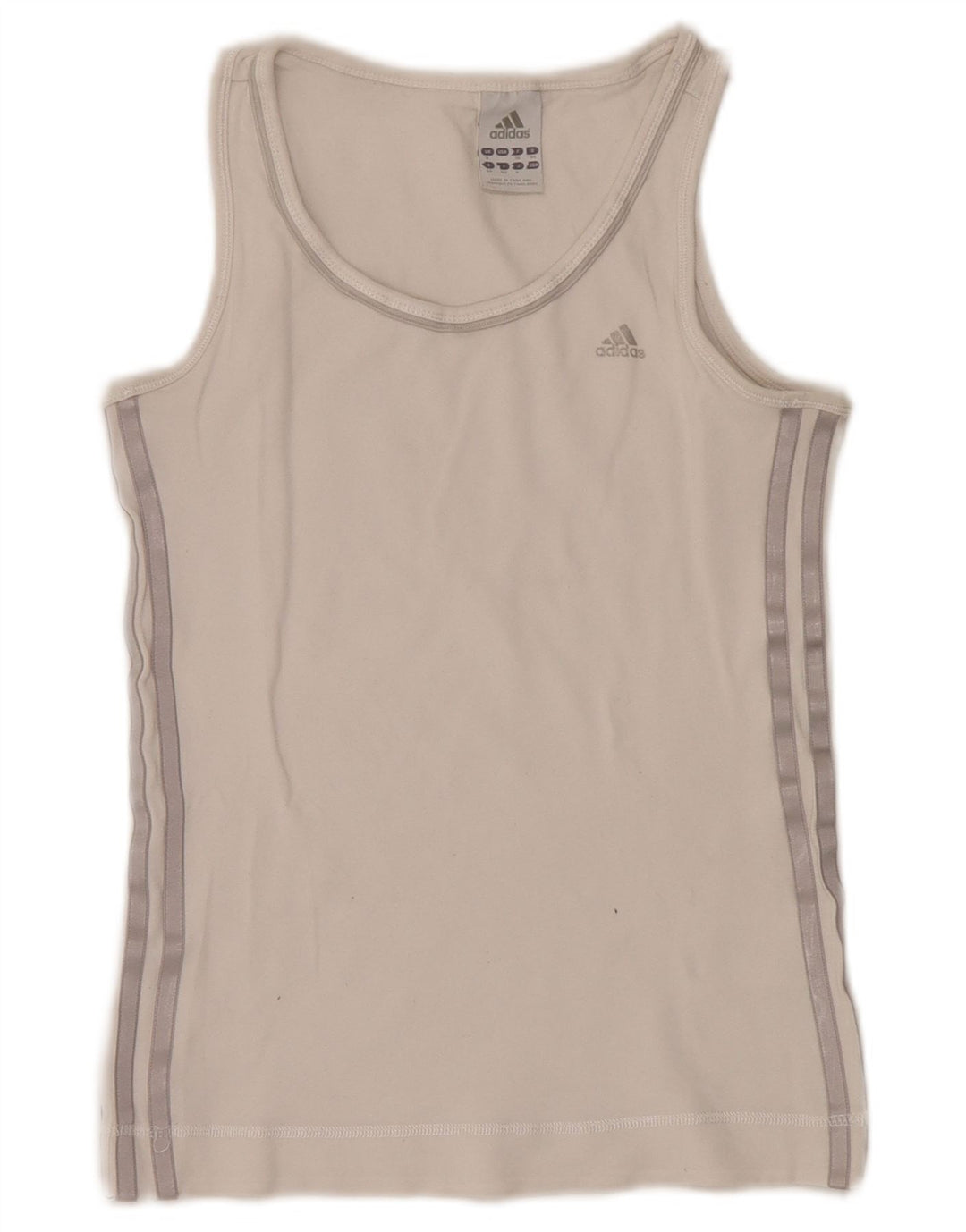 Женский жилет Adidas Top UK 8, маленький белый хлопок