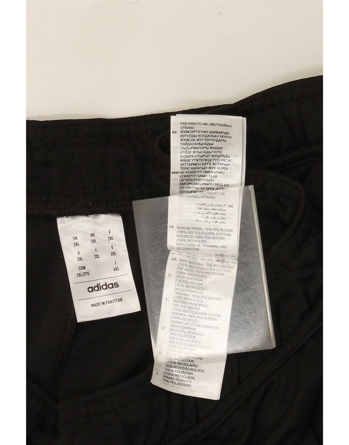 Мужские спортивные шорты Adidas 2XL, черный полиэстер