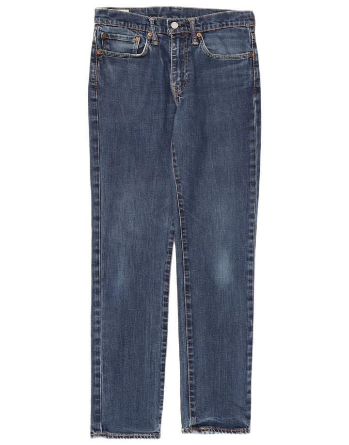 LEVI'S Womens 511 Slim Jeans W31 L32 Blue Cotton