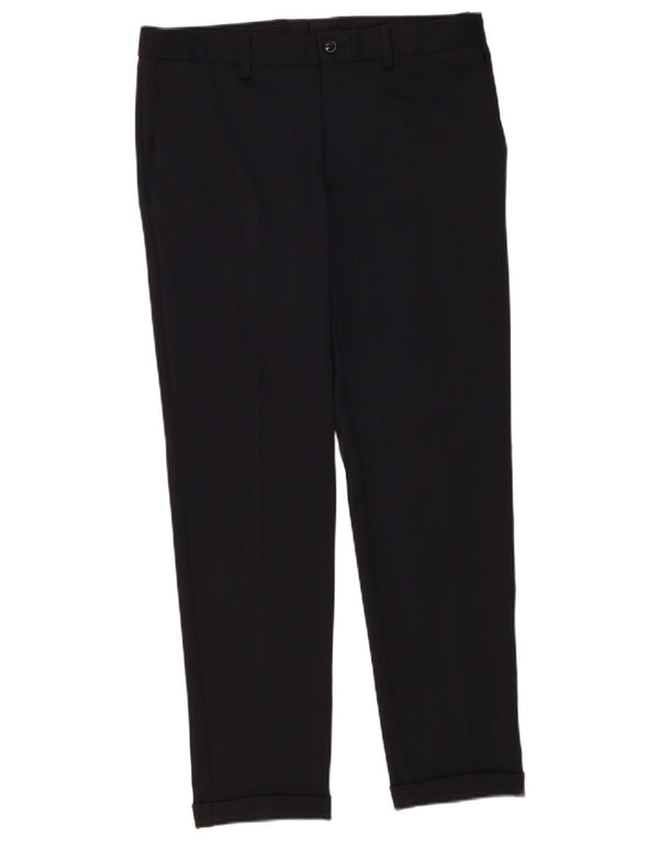Мужские брюки-чиносы Zara EU 40 Medium W31 L29 Темно-синий полиэстер