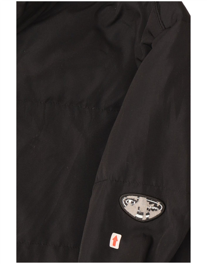 Женская стеганая куртка Champion UK 16, большая черная полиэстер