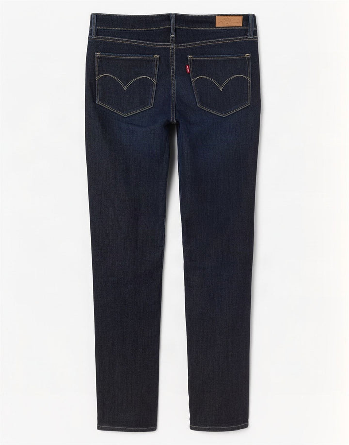 Женские узкие джинсы Levi's W29 L32, темно-синий, хлопок