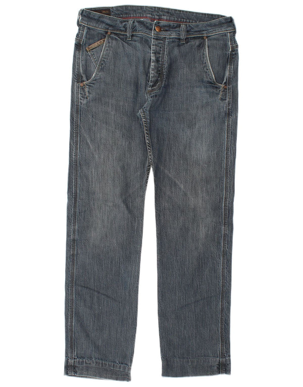 Мужские прямые джинсы MARLBORO CLASSICS W33 L30 синие, хлопок