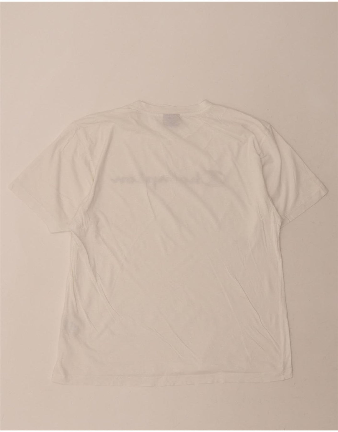 CHAMPION Mens Graphic T-Shirt Top Large White Cotton Vintage Champion and Second-Hand Champion from Messina Hembry 