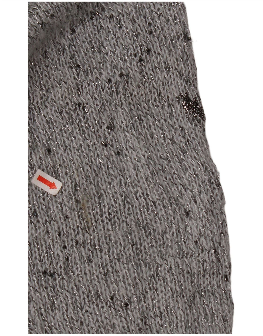 Женский джемпер KRIZIA MAGLIA с круглым вырезом, Великобритания, 18 XL, серая ангора с крапинками