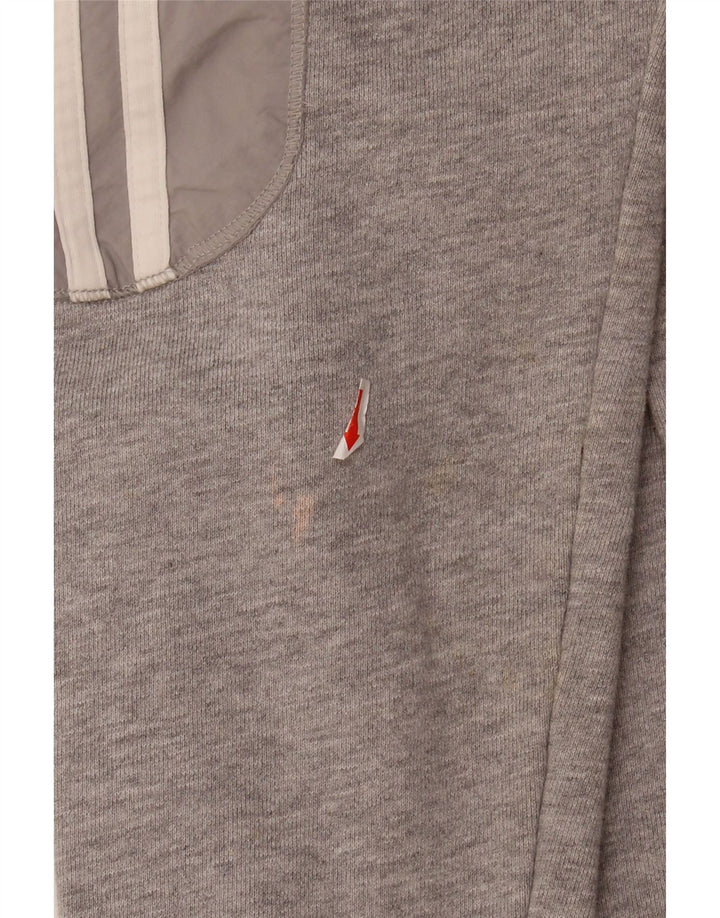 ADIDAS Mens Sweatshirt Jumper XS Grey Cotton Vintage Adidas and Second-Hand Adidas from Messina Hembry 