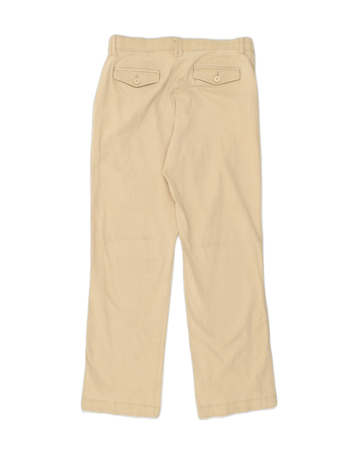 LEE Womens Straight Casual Trousers W32 L30  Beige Cotton | Vintage Lee | Thrift | Second-Hand Lee | Used Clothing | Messina Hembry 