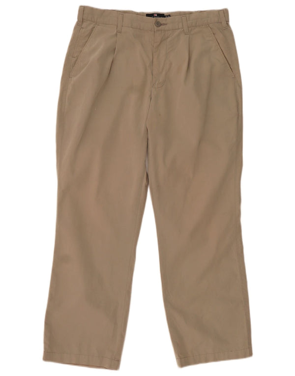 Мужские прямые брюки-чиносы Marks & Spencer W34 L29 серые, хлопковые