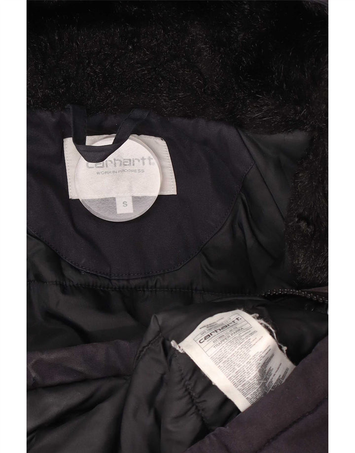 Мужская ветровка с капюшоном Carhartt UK 36, маленькая, темно-синяя, полиэстер