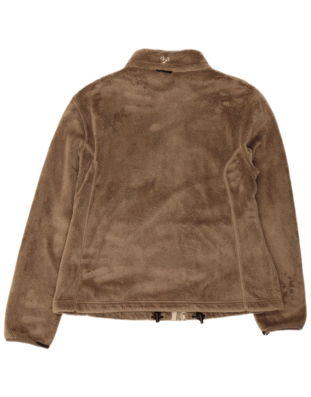 JACK WOLFSKIN Женская флисовая куртка UK 18/20 XL Бежевый полиэстер