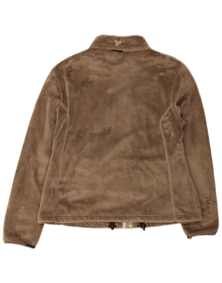 JACK WOLFSKIN Женская флисовая куртка UK 18/20 XL Бежевый полиэстер