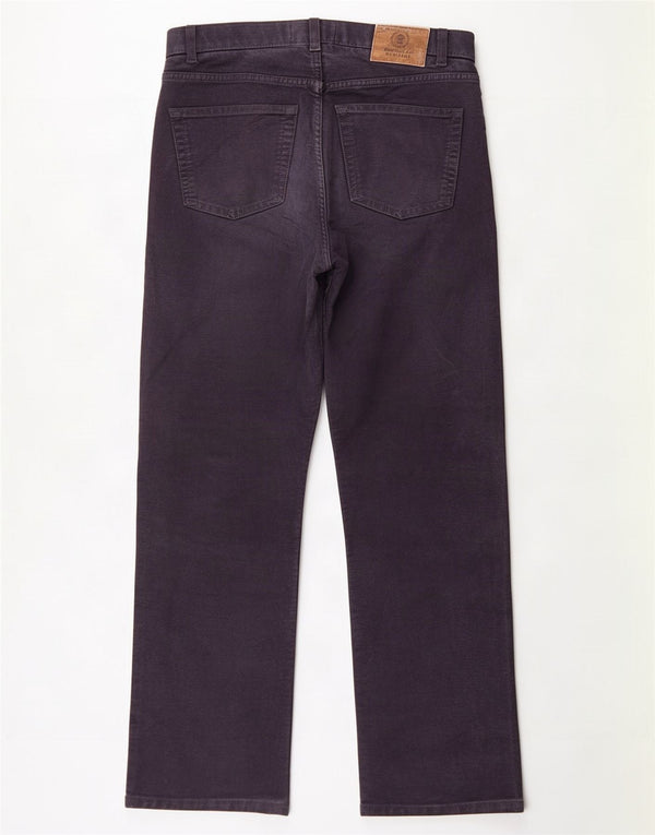 Мужские прямые повседневные брюки Marks & Spencer Blue Harbour W32 L31 темно-синие