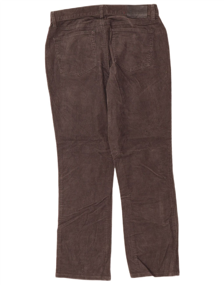 RALPH LAUREN Женские прямые вельветовые брюки США 8 Средний W30 L28 Серые