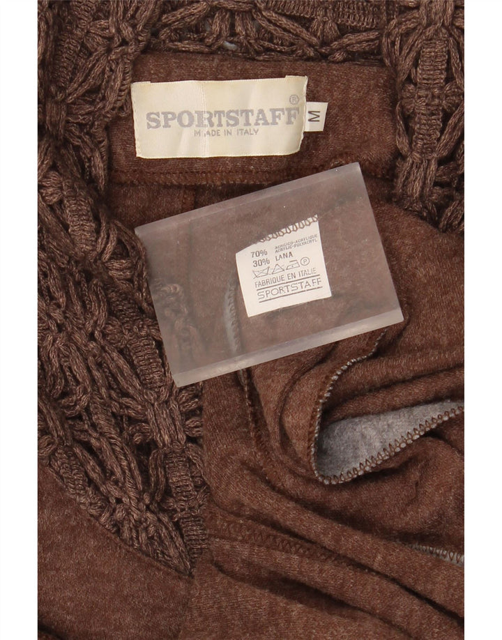 Женское платье макси с длинными рукавами SPORT STAFF UK 12, средний коричневый акрил