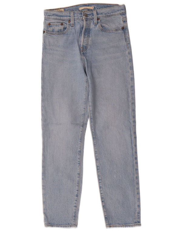 Женские прямые джинсы Levi's на танкетке W26 L27, синие, хлопок