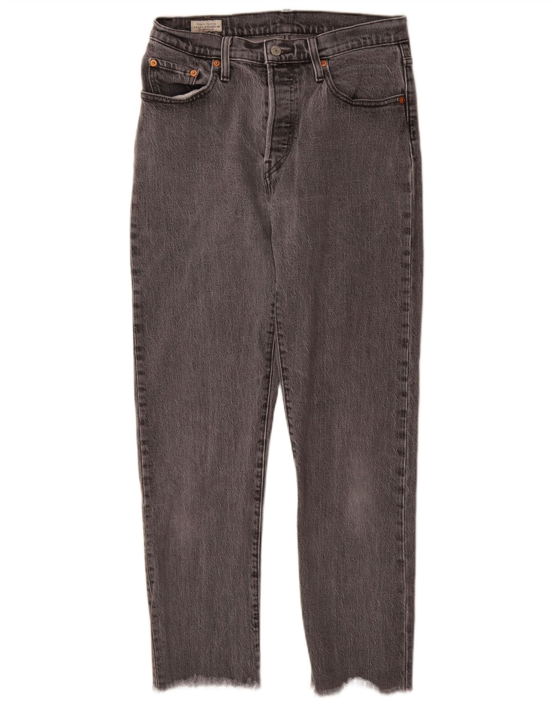 Женские прямые джинсы Levi's 501 W28 L28, серый хлопок