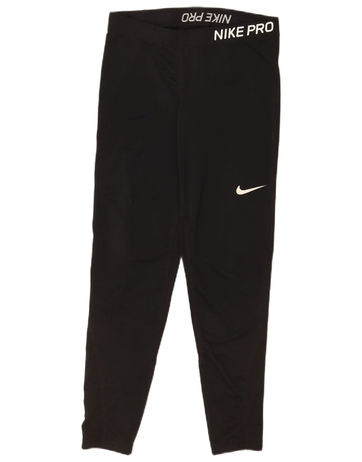 Женские леггинсы Nike UK 16, большие черные полиэстер