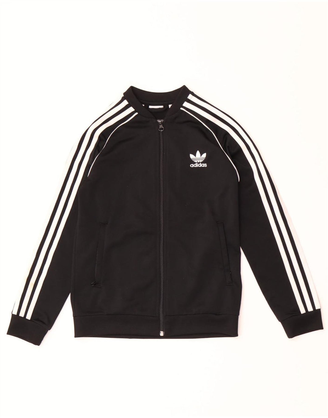 Спортивный костюм Adidas для девочек, верхняя куртка 10-11 лет, черный