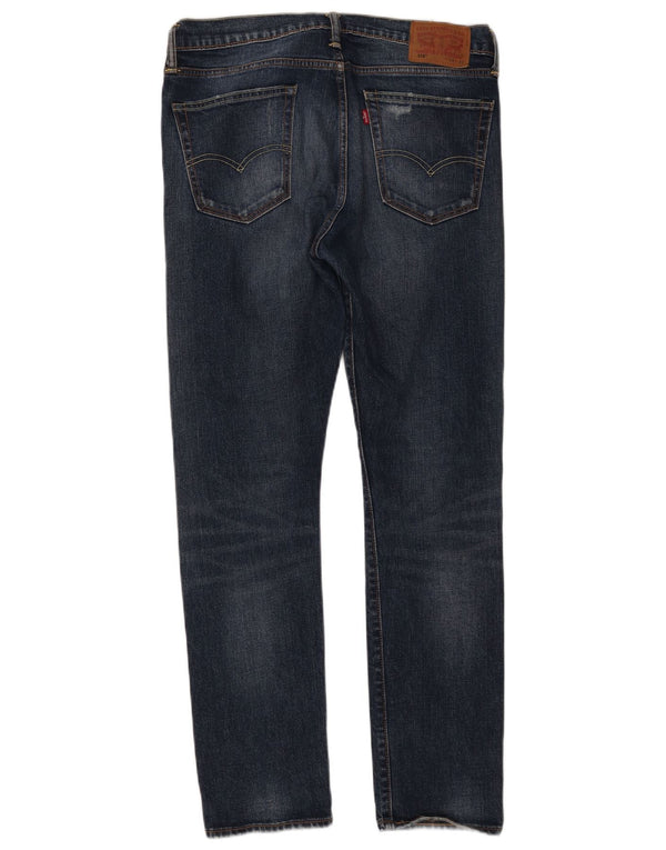 Мужские джинсы скинни Levi's 510 W34 L32 синие, хлопок