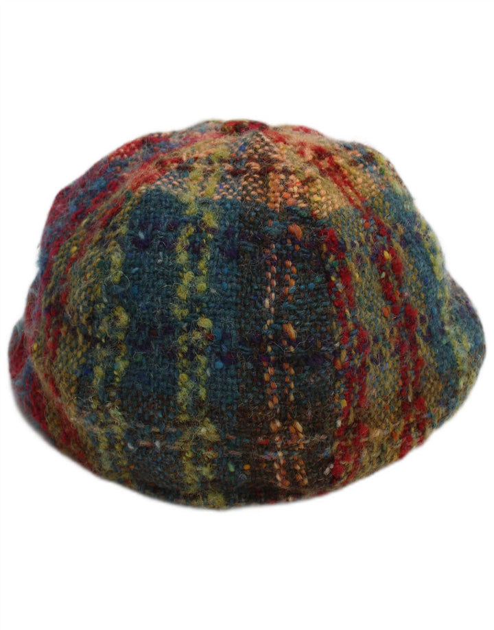 Hanna Hats Мужская плоская кепка Маленькая разноцветная клетчатая новая шерстяная классическая кепка