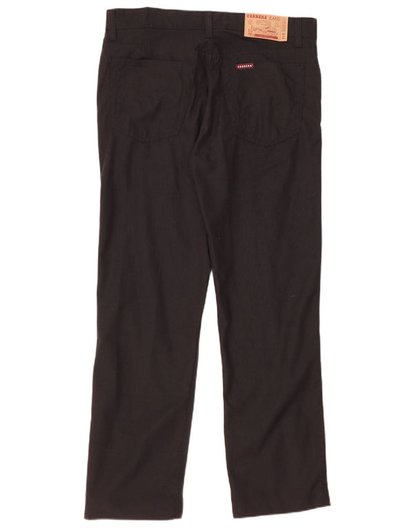 Мужские прямые брюки-чиносы Carrera W33 L30, черные, хлопковые