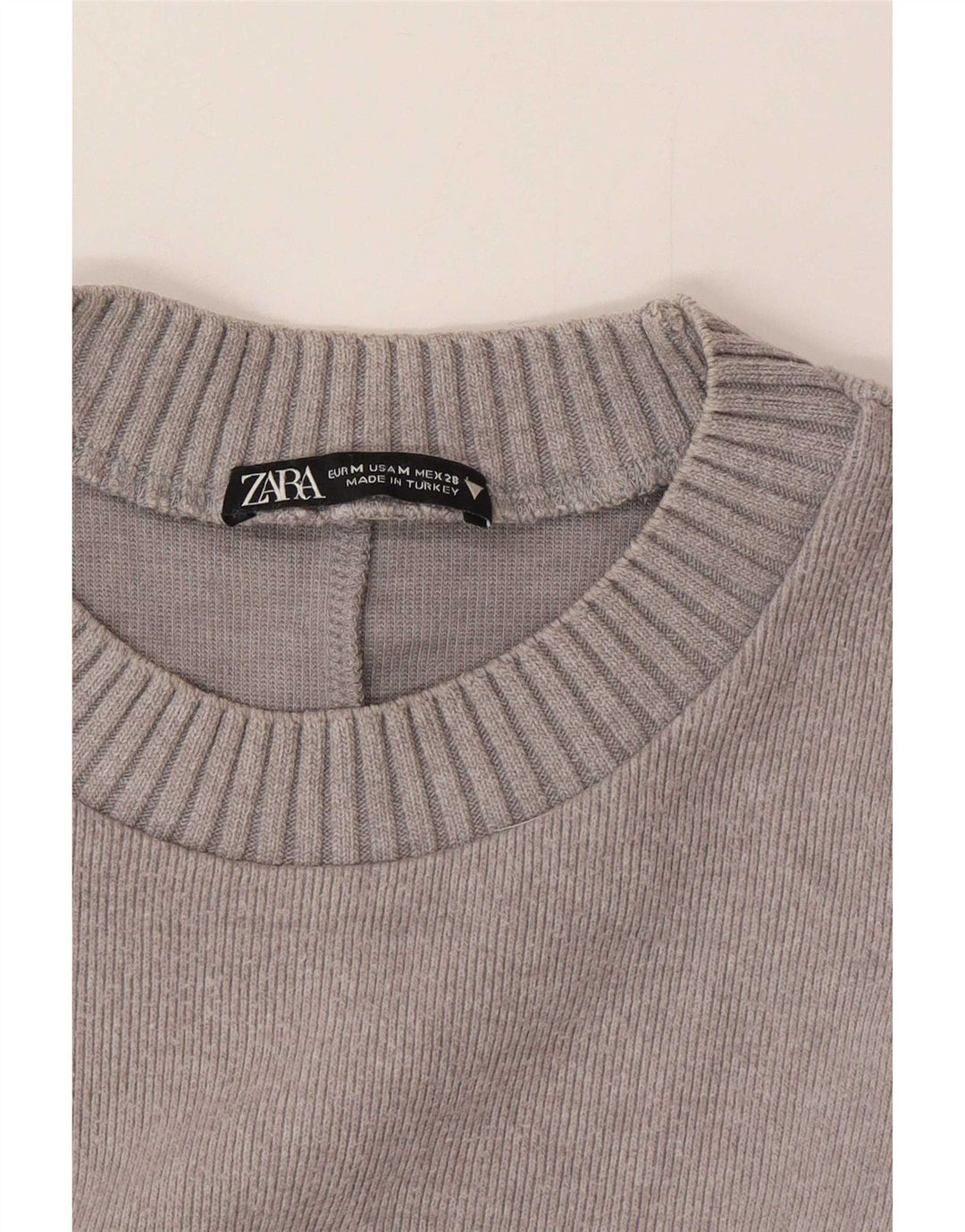 Женская блузка свободного кроя Zara UK 14, средний серый цвет