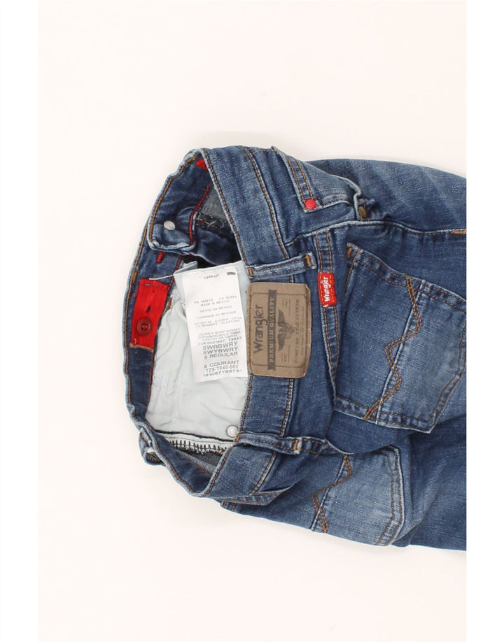 WRANGLER Boys Straight Jeans 4-5 Years W22 L22 Blue Vintage Wrangler and Second-Hand Wrangler from Messina Hembry 
