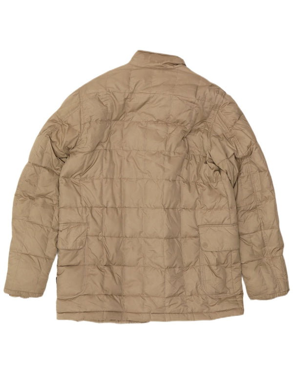 Мужская стеганая куртка Sergio Tacchini UK 42 XL бежевая
