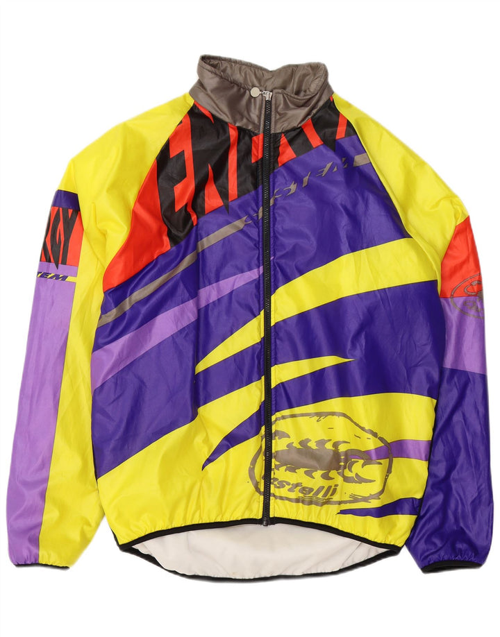 Castelli Мужская спортивная куртка с графическим рисунком XL Разноцветный цветной блок