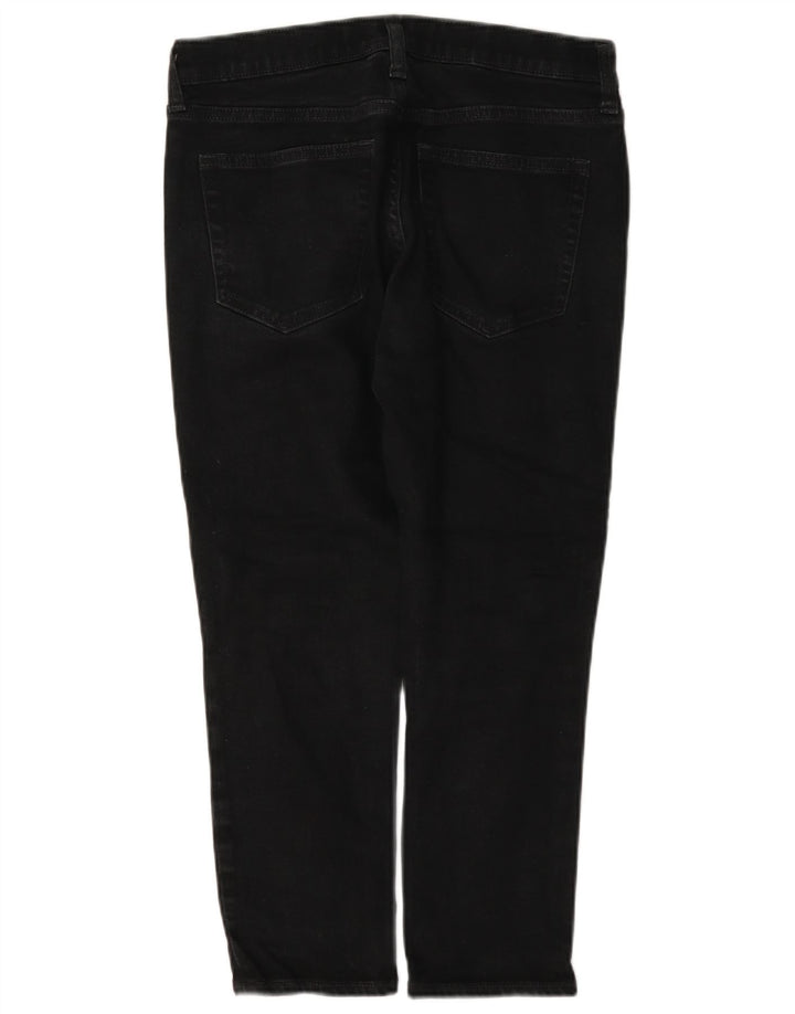 Женские укороченные джинсы Gap Girlfriend W27 L23, черный хлопок