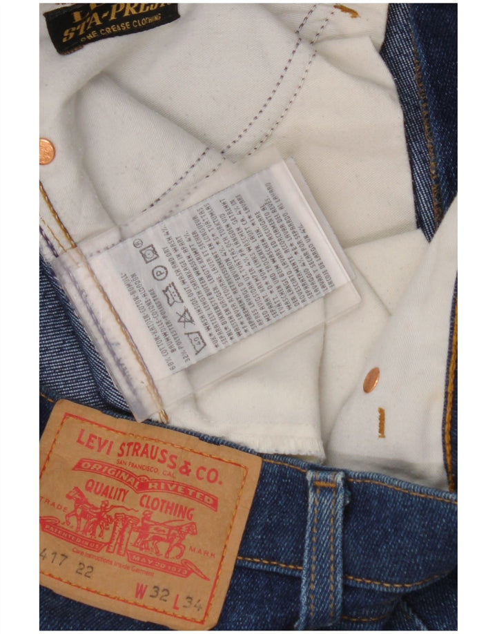 Мужские джинсы LEVI'S 417 Bootcut W32 L34 Синие, хлопок