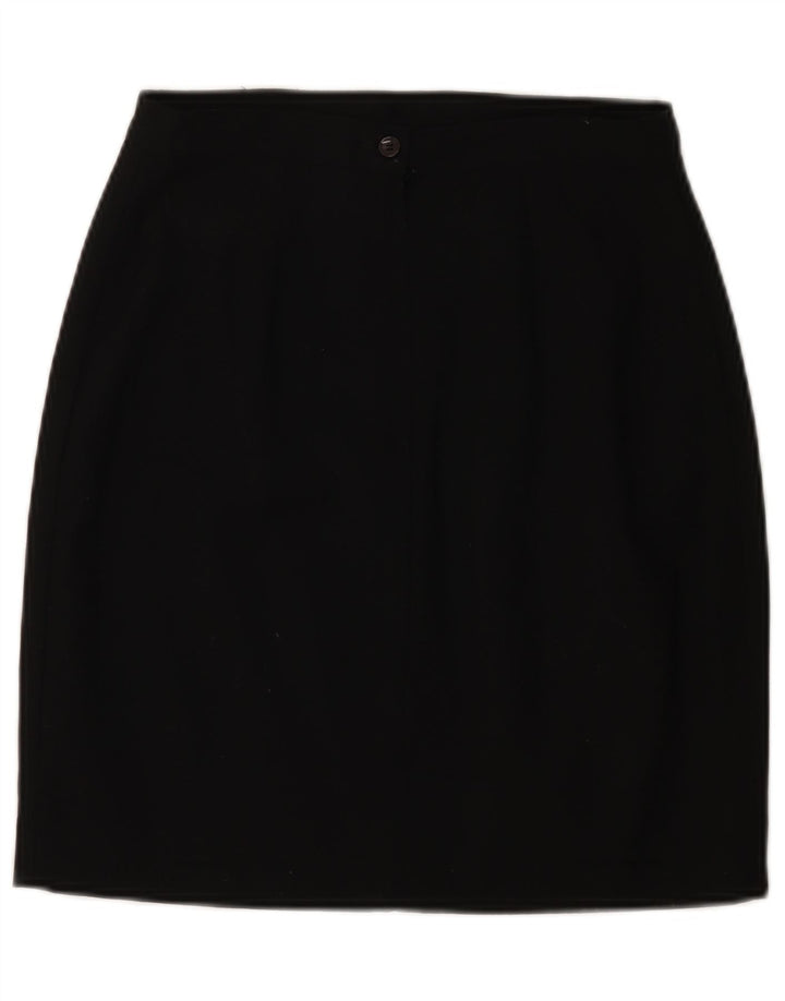 Женская юбка-карандаш Kenzo IT 40 Small W26 Черная шерсть