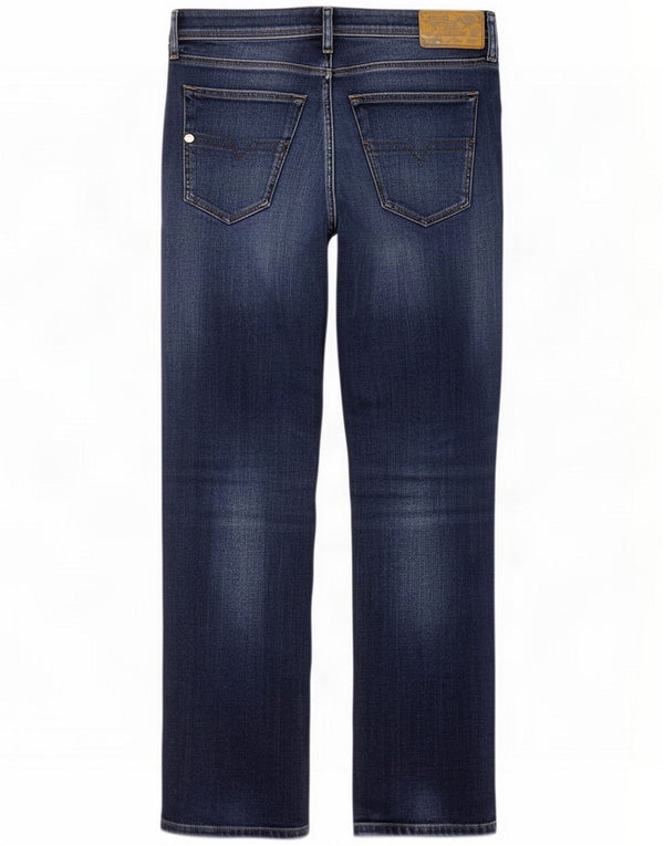 Diesel Мужские прямые джинсы Waykee Regular W33 L32 Темно-синий хлопок